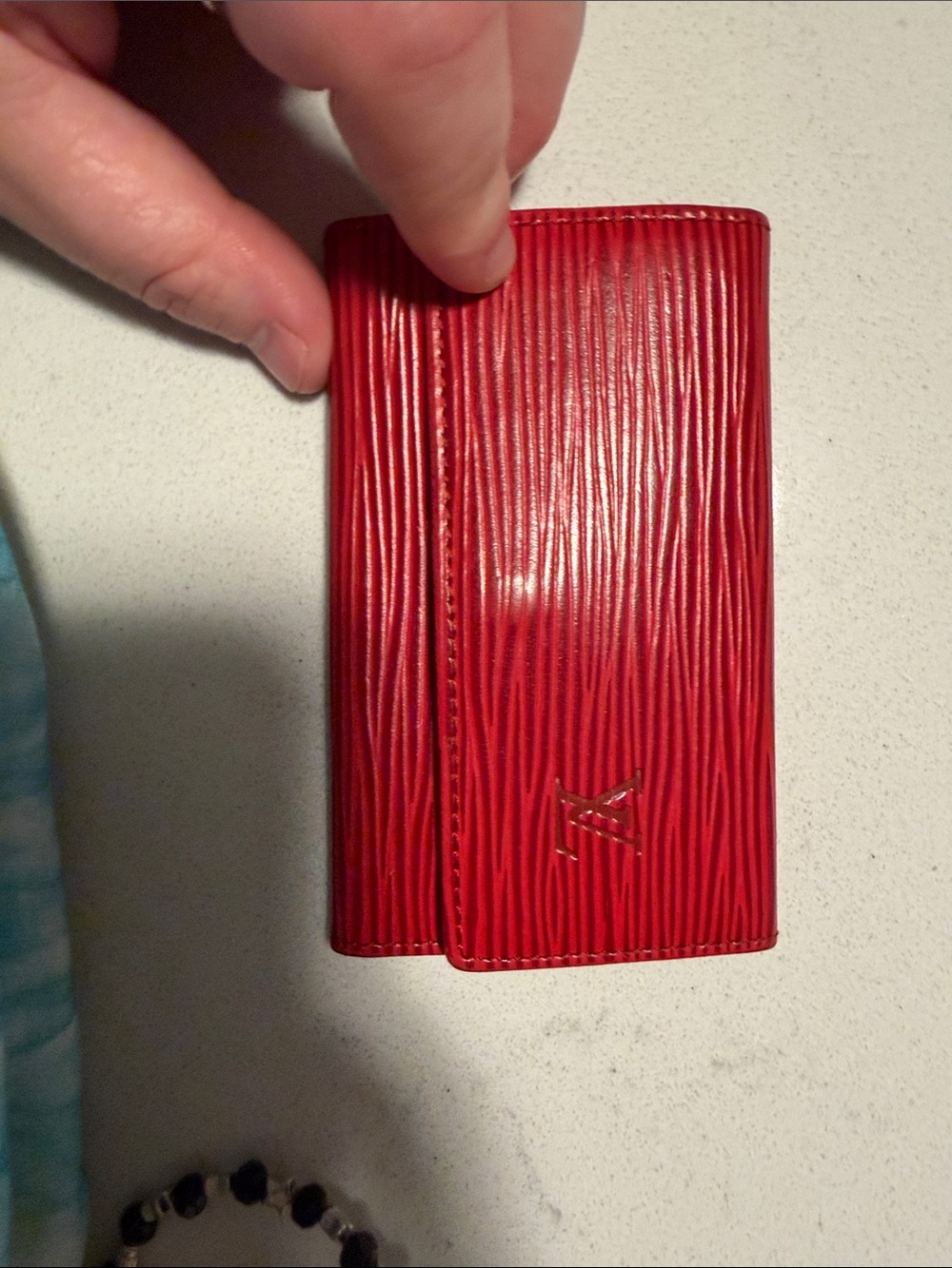 Louis Vuitton Epi leather 6-key holder